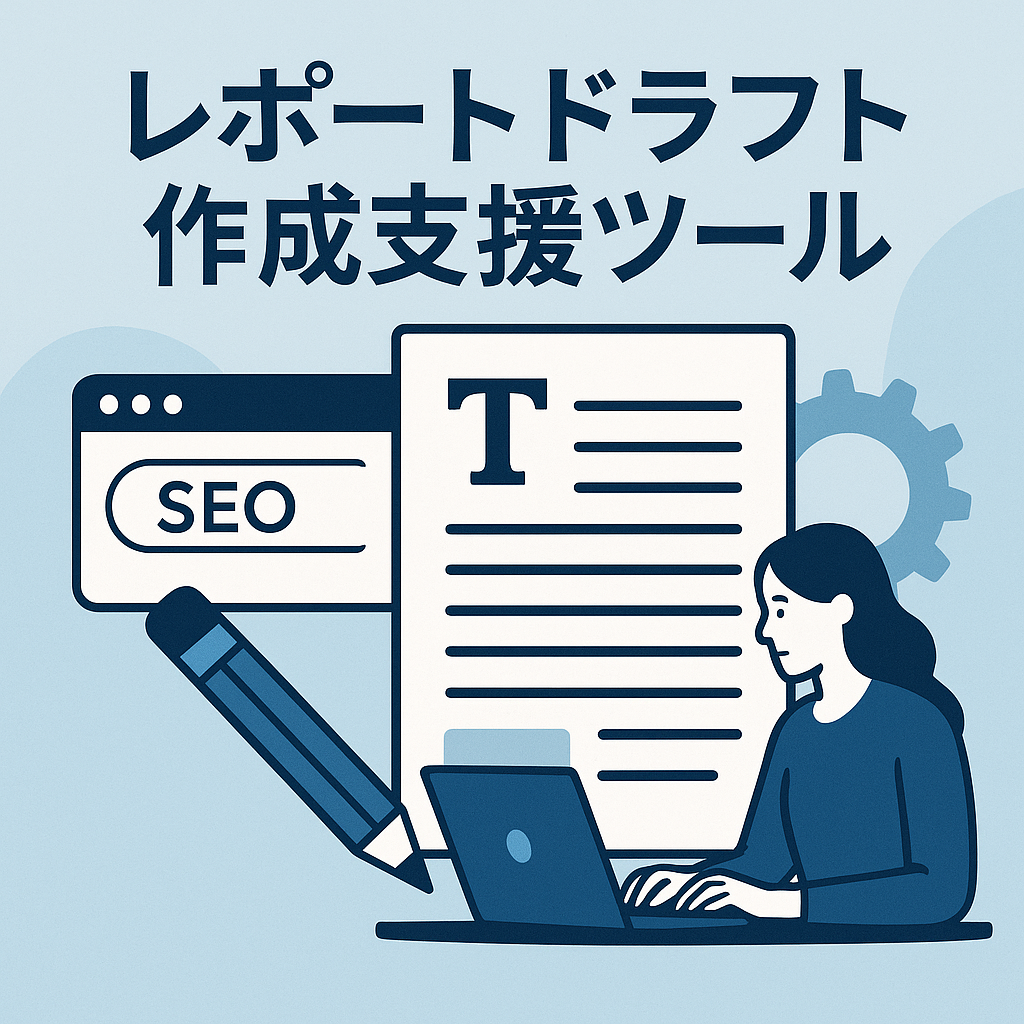 レポートドラフト作成支援ツール